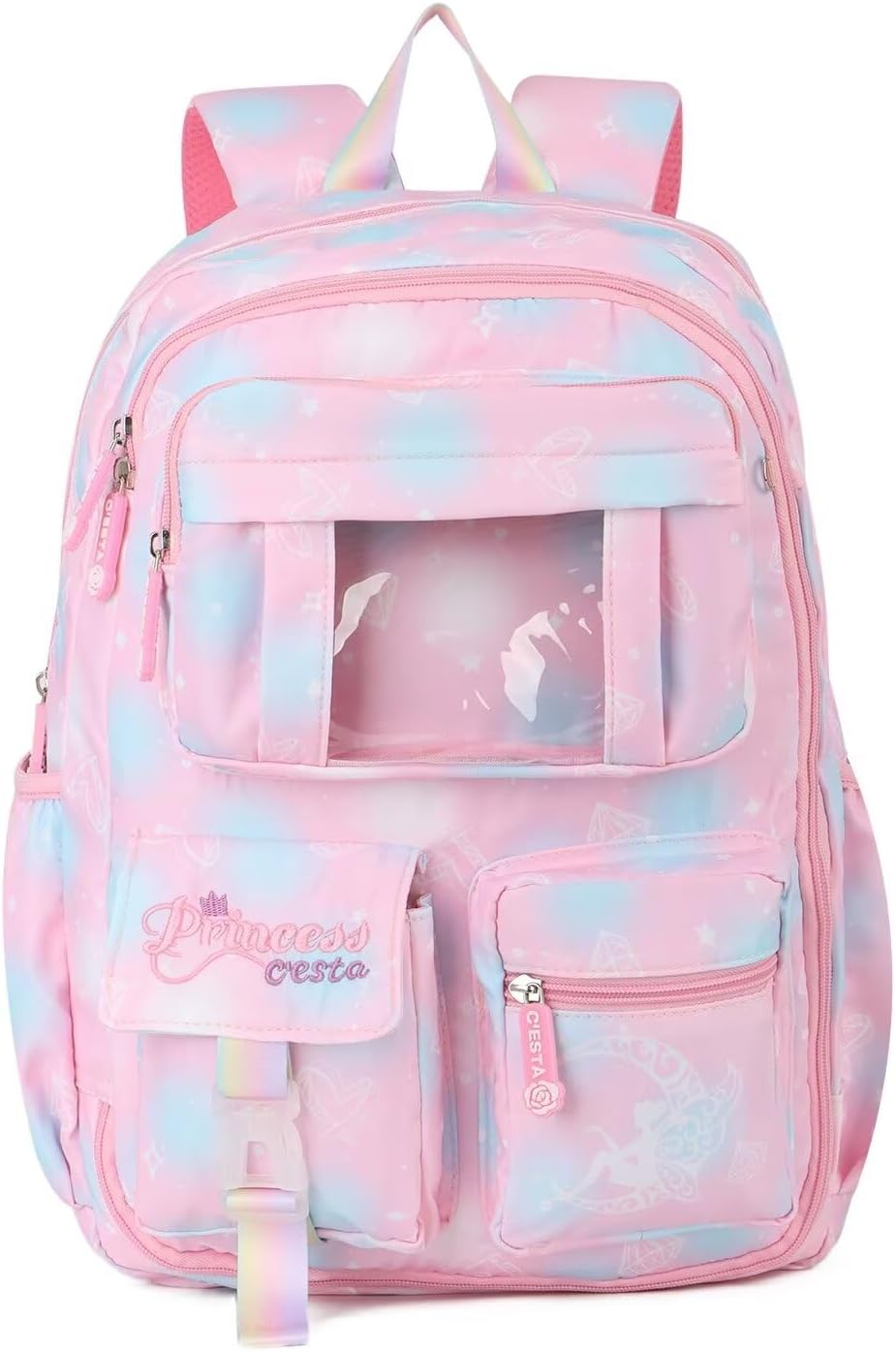 PRINCESS-KIDS SCHOOL BAG BLUE- GR 3 TO GR 6