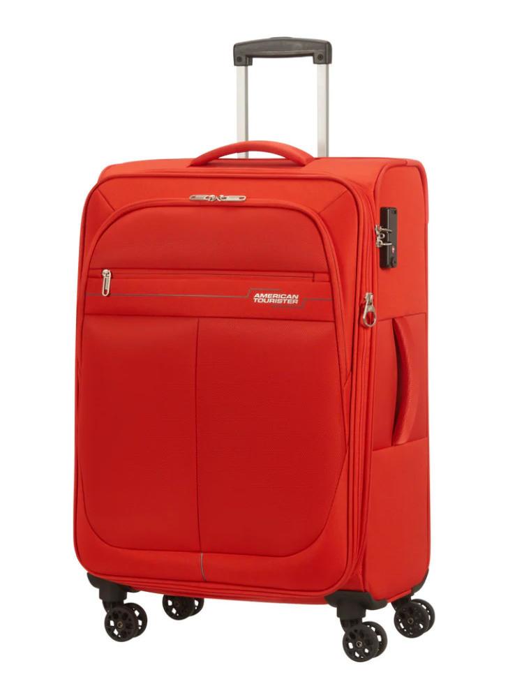 American Tourister Deep Dive - Set of 3 Expandable Red