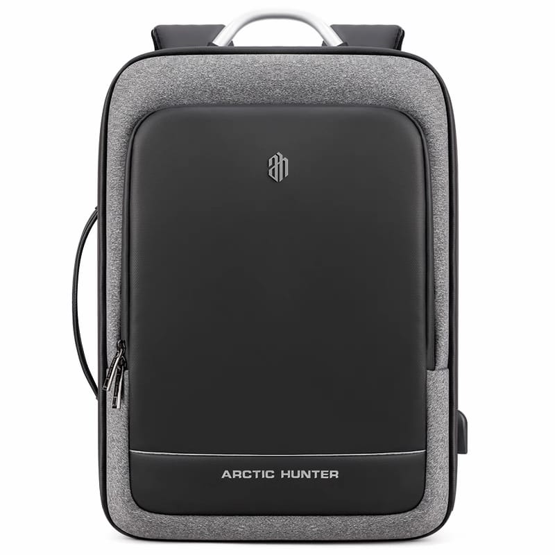 ARCTIC HUNTER 40L Large Capacity Mens Expandable Backpacks USB Charging Male 17 inch Customizable Waterproof Business Travel Bag