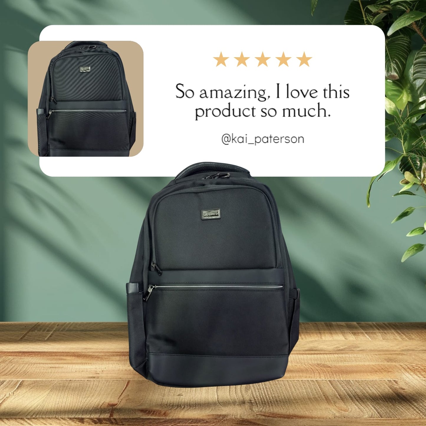 BUSINESS BAG- BACKPACK Black