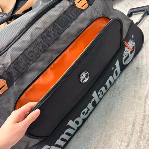 TIMBERLAND BRANDED 2 Wheeled Rolling TRAVEL Duffel Bag