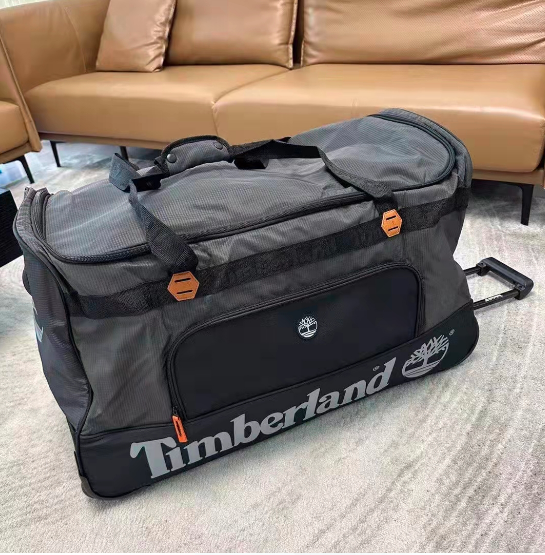 TIMBERLAND BRANDED 2 Wheeled Rolling TRAVEL Duffel Bag