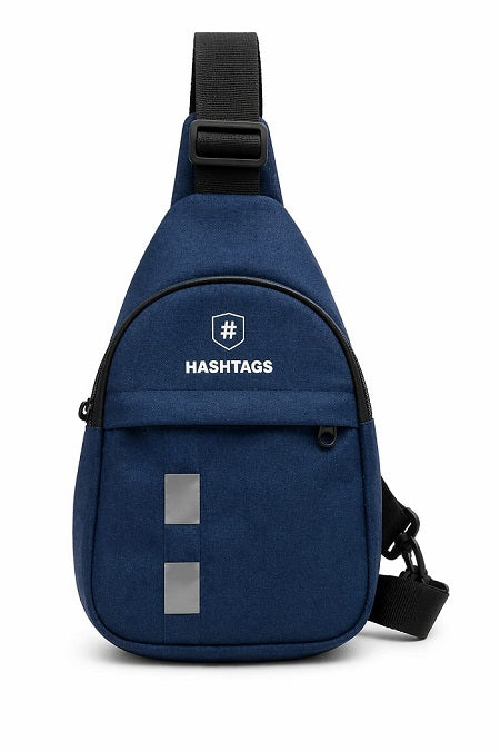 HASHTAGS URBAN CROSSBODY BAG - BLUE