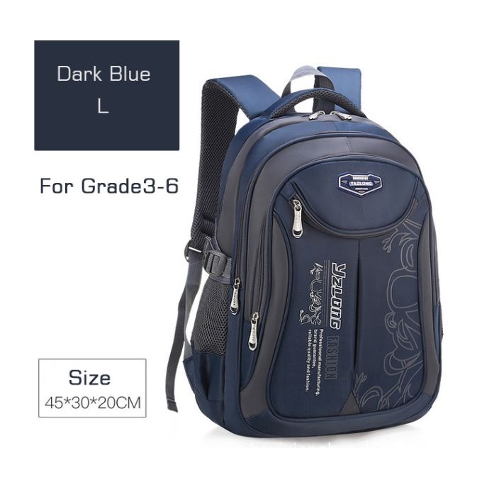 Python School Bag - Blue