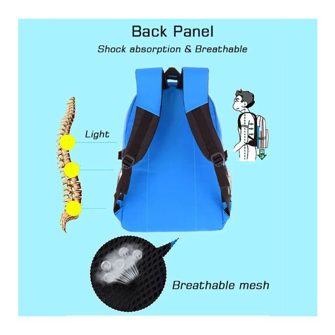 Python School Bag - Blue