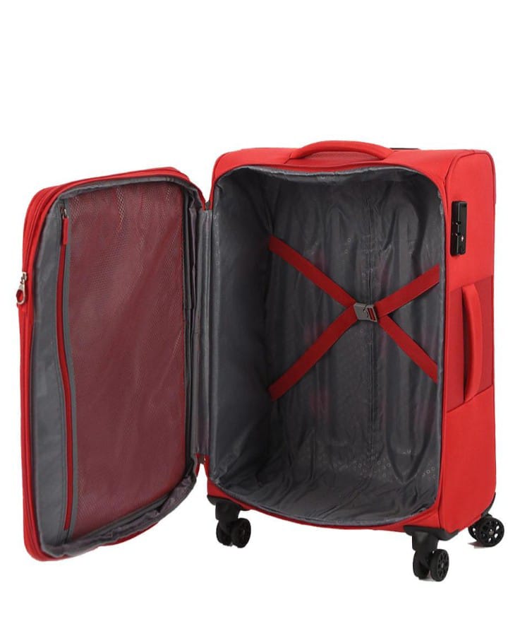 American Tourister Deep Dive - Set of 3 Expandable Red