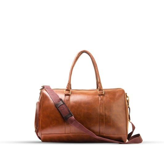 Hashtags Duffel Bag Brown