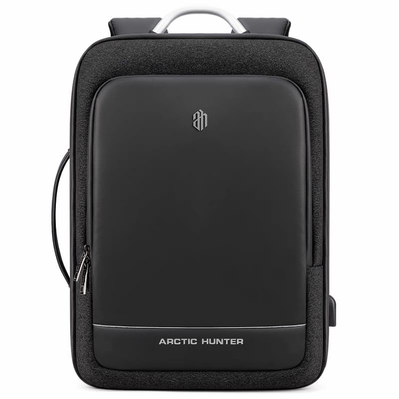 ARCTIC HUNTER 40L Large Capacity Mens Expandable Backpacks USB Charging Male 17 inch Customizable Waterproof Business Travel Bag