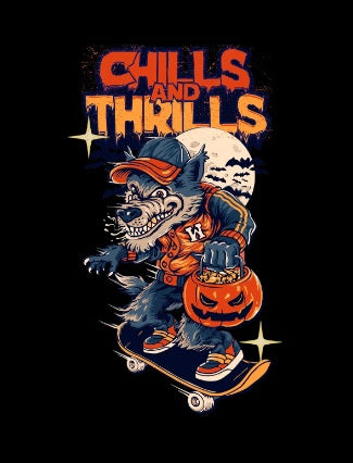 CHILLS THRILLS- MENS TSHIRT