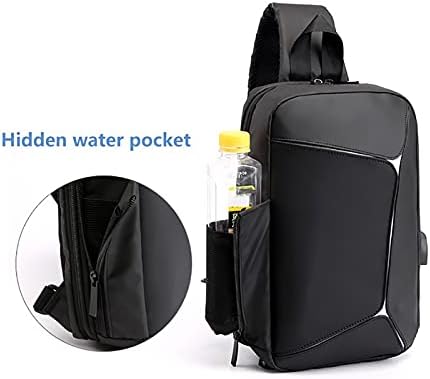 HASHTAGS Multi-Functional Crossbody Bag USB CHARGING