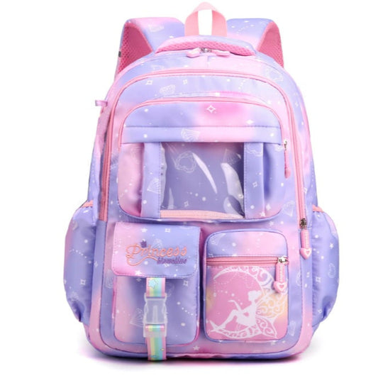 PRINCESS- KIDS SCHOOL BAG PURPLE - GR 3 TO GR 6