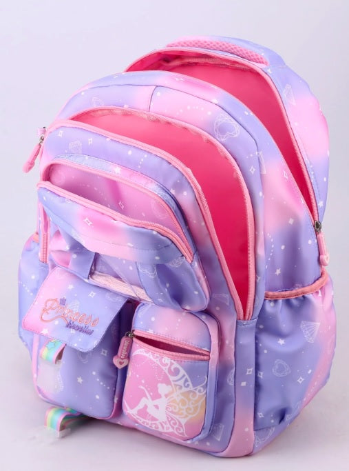 PRINCESS- KIDS SCHOOL BAG PURPLE - GR 3 TO GR 6