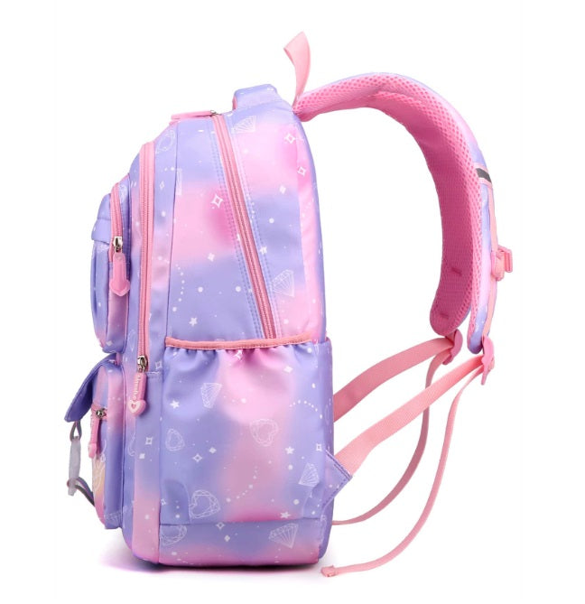 PRINCESS- KIDS SCHOOL BAG PURPLE - GR 3 TO GR 6