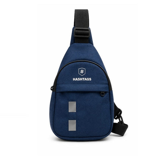HASHTAGS URBAN CROSSBODY BAG - BLUE