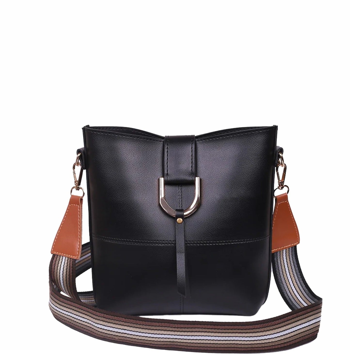 HASHTAG BLACK CROSS BODY BAG