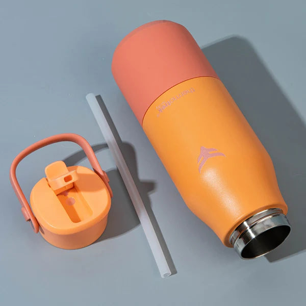 Thermotrek Hashtag Handle Vacuum Insulated Stainless Steel Bottle — 650ml