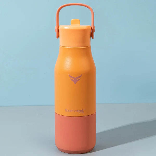 Thermotrek Hashtag Handle Vacuum Insulated Stainless Steel Bottle — 650ml