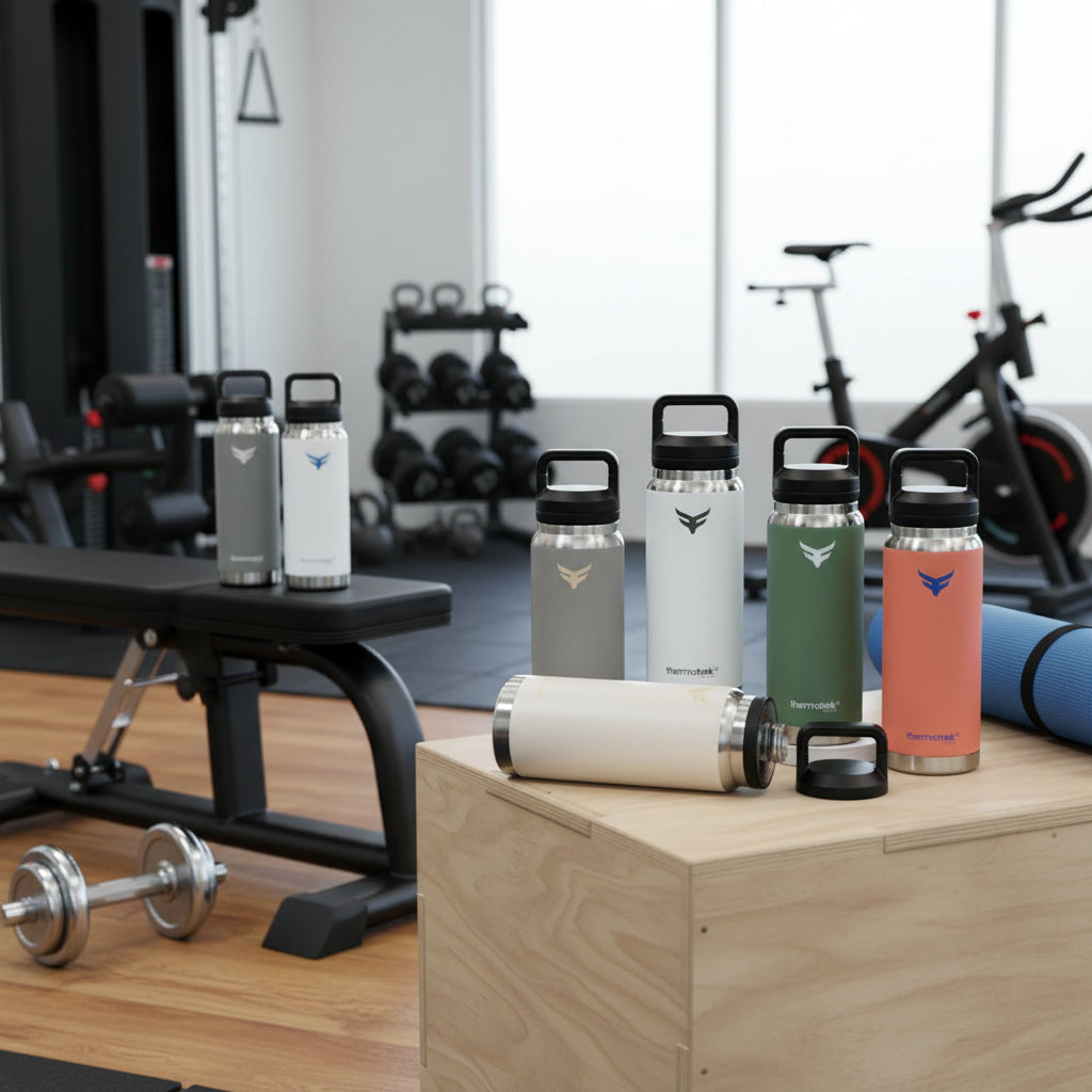 Thermotrek CRUISER GYM/OUTDOOR Vacuum Flask – 800ml Water Bottle With Handle