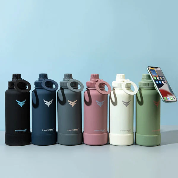 Thermotrek Bottle Jackson Premium Insulated Vacuum Flask with Magnetic Phone Holder – 950ml