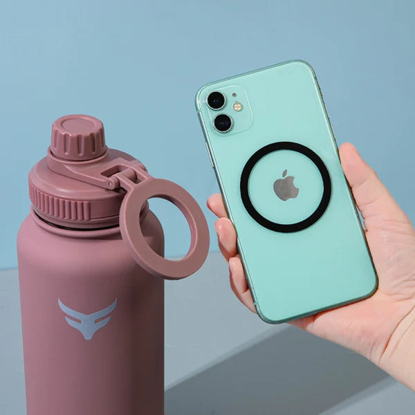 Thermotrek Bottle Jackson Premium Insulated Vacuum Flask with Magnetic Phone Holder – 950ml