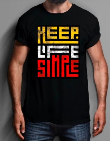KEEP LIFE SIMPLE - MENS TSHIRT