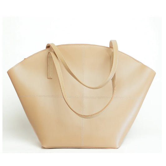 TOTE SHOULDER BEIGE BAG